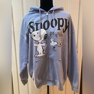 Baby Blue Snoopy Hoodie